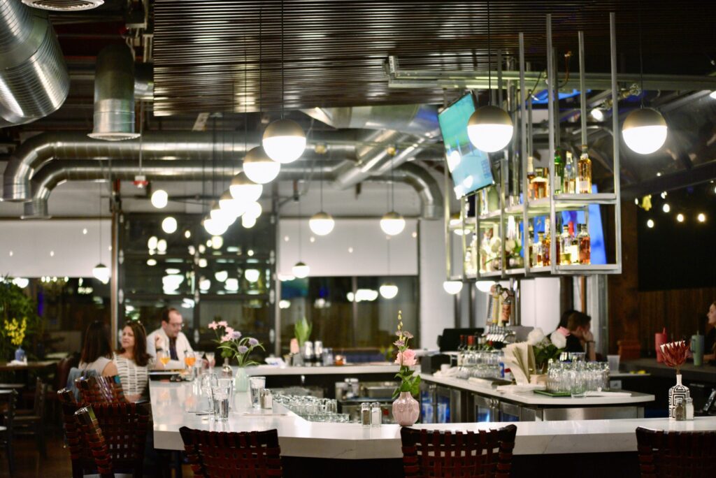 Duets bar at night